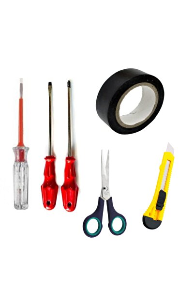 Genel Markalar Alet Çantası Seti 6 Parça, Kontrol Kalemi, Düz-yıldız Tornavid...