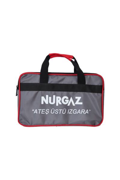 NURGAZ Campout Ateş Üstü Orta Boy Izgara Mangal +çanta