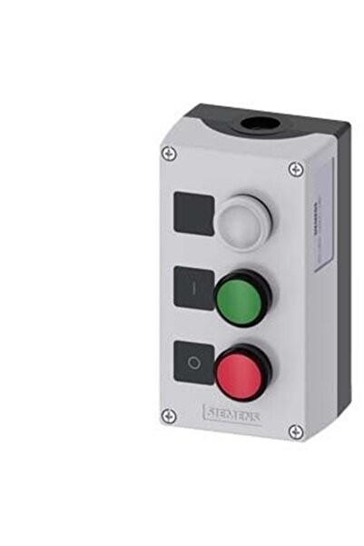 Siemens Sirius Act Kutulu Buton Setleri Plastik Etanj Kutusu 1 Yeşil 1 Kırmız...