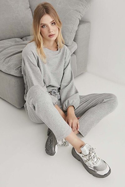 Vitrin Sweatpants - Gray - Straight