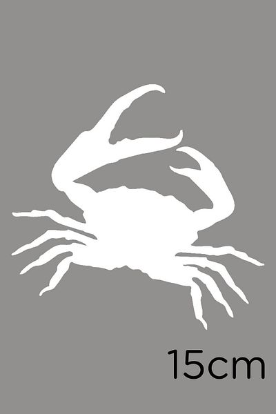 New Jargon Lipire autocolant Scorpion în stânga cu efect de foc 15 cm - alb