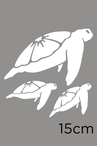 New Jargon Autocolant pentru turmă de loggerhead loggerhead care migrează 15 cm - alb