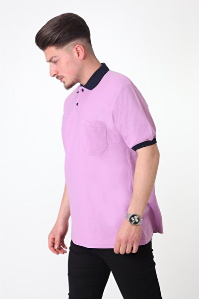 Hakem triko Μπλουζάκι Polo Neck Dusty Rose Cotton