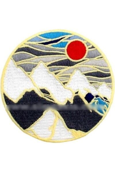 Buz Dağı Nakış Işleme Arma Patch 8×8 Cm