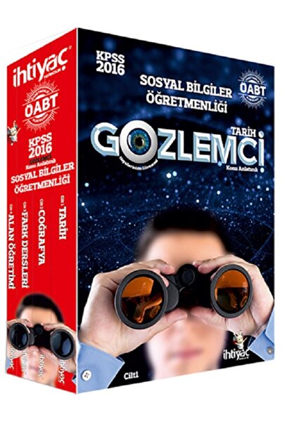 İhtiyaç Yayıncılık Ihtiyaç Yayınları Öabt Sosyal Bilgiler Gözlemci Mod Set K....