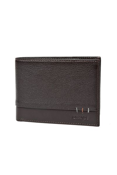 Grande 1812 Model Men's Wallet and Card Holder - Brown Color