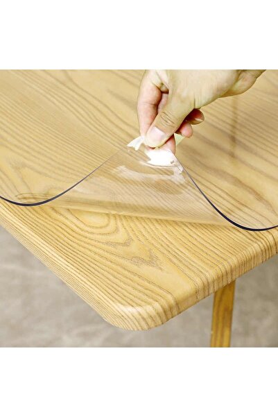 Generic Brand 90Cmx190 Transparent Pvc Table Cloth 1.7mm