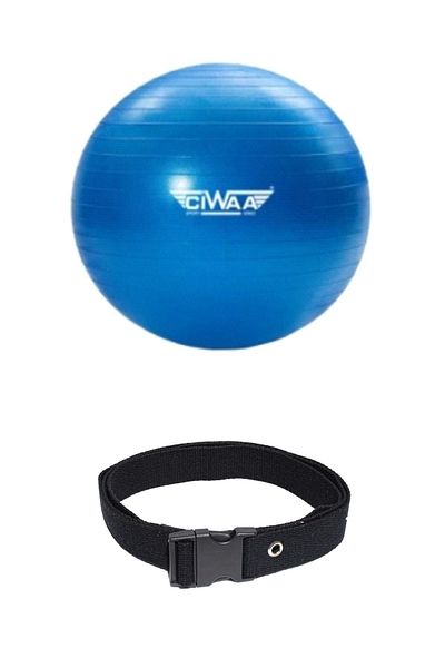 CIWAA Set de antrenament Pilates Ball 75 Cm Set de 2