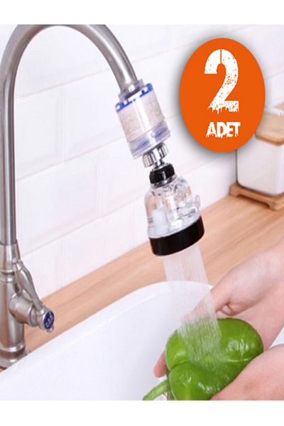 Tor Store 3-Function Transparent Faucet Head with Filter (2 Pieces)