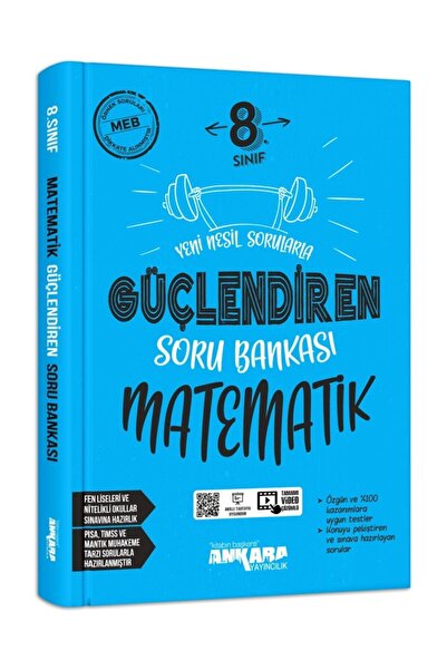 Ankara Yayıncılık Ankara 8. Sınıf Güçlendiren Soru Bankası Matematik