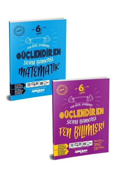 Ankara Yayıncılık Ankara 6. Sınıf Matematik Fen Bilimleri Soru Bankası Seti 2...