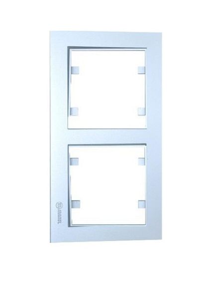 MAKEL Karea Silver Double Vertical Frame
