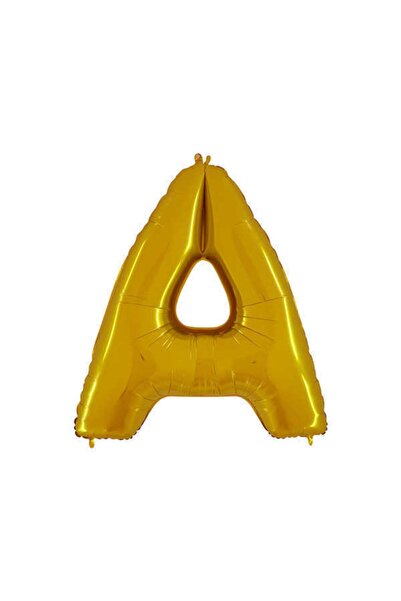 Doğumgünü Marketim 16 بوصة 40 سم احباط حرف بالون ذهبي حرف A