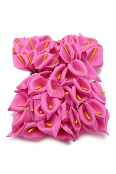 Lora Wedding 15cm Latex Φούξια Χρώμα Gala Flower 72 Τεμάχια