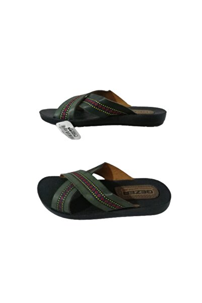 GEZER Ge0110-010 Men's Khaki Daily Slippers