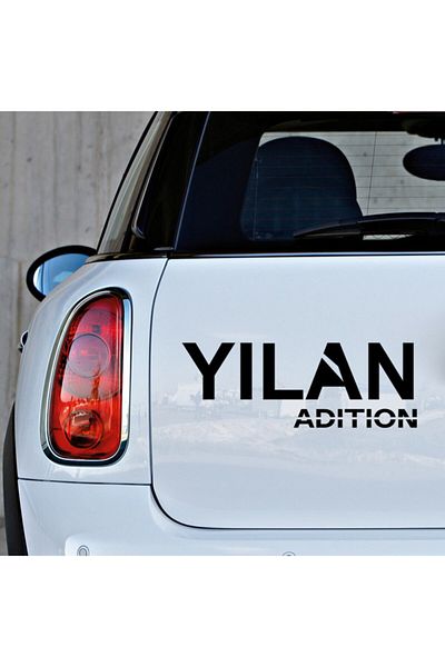New Jargon Snake Adition Text Autocolant pentru Vehicul și Perete 35cm - Negru