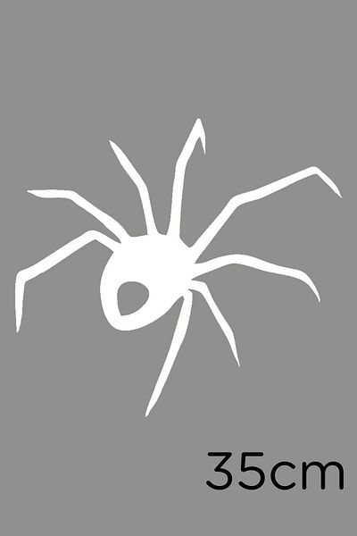 New Jargon Autocolant de perete auto Spider Going Up Lipire 35cm - Alb