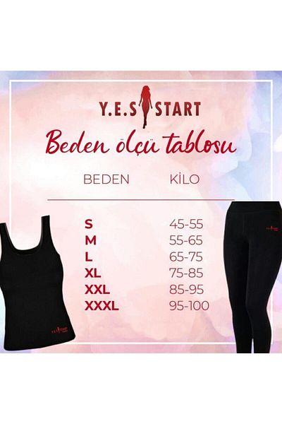 YES START Σετ κολάν θερμικής σάουνας σώματος
