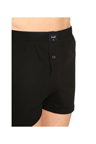 Tutku Чоловічий 5-пакетний комплект боксерів з ґудзиками, чорний