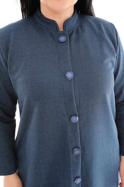 Şahbaz Large Size, Collared, Below the Knee Winter Overcoat