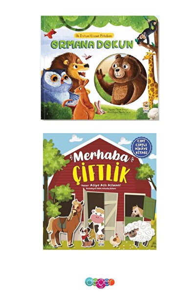 Sincap Kitap Merhaba Çiftlik Ve Ilk Dokun Hisset Kitabım Ormana Dokun