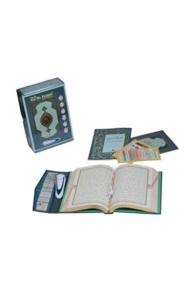 Hayrat Neşriyat Kuran Okuyan Kalem - Kalem Kuran (rahle Boy-yeşil)