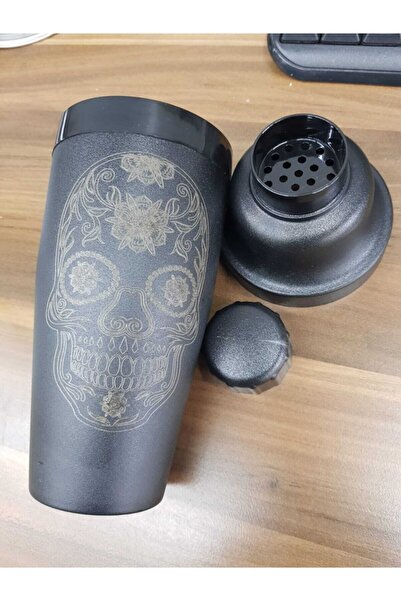 Zicco Siyah 3 Parçalı Polikarbon Kokteyl Shaker 700 ml