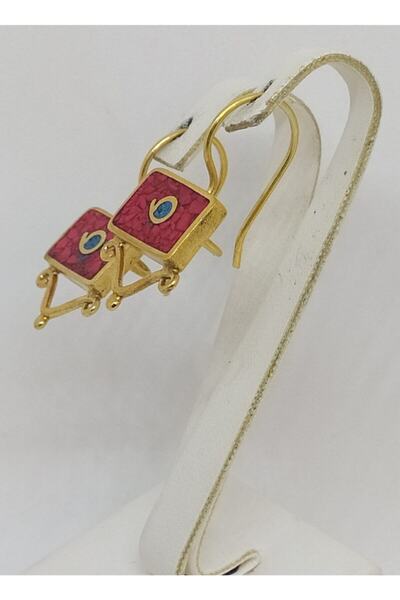 BD Gümüş Otantik Mozaik Küpe