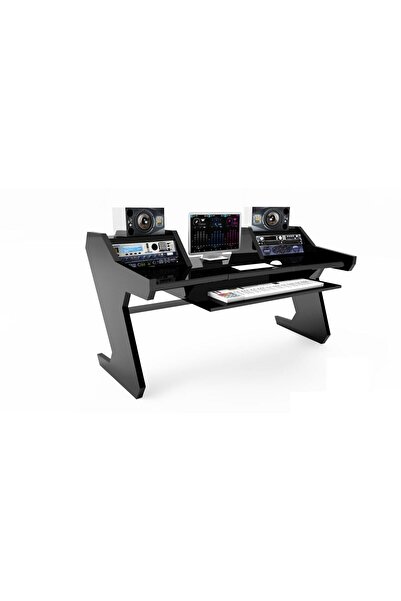 Monodesk Standart Edition Stüdyo Masası Mat Siyah 200 Cm.