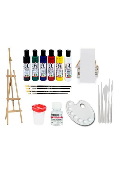 Monalisa Red Apple Akrilik Boya Başlangıç Seti 175cm Tam Takım