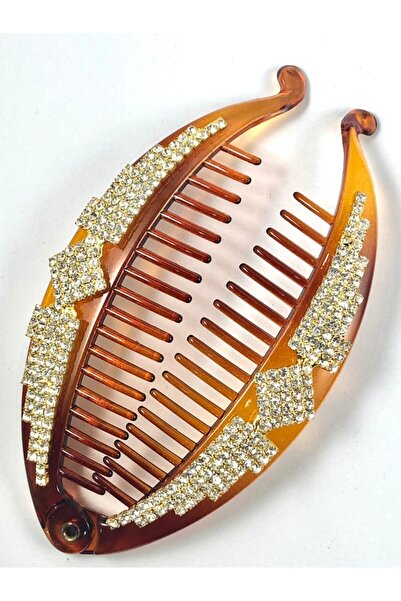 turkuazbijuteri Toka-topuz-taraklı-melek Kanadı-taşlı- Kahverengi