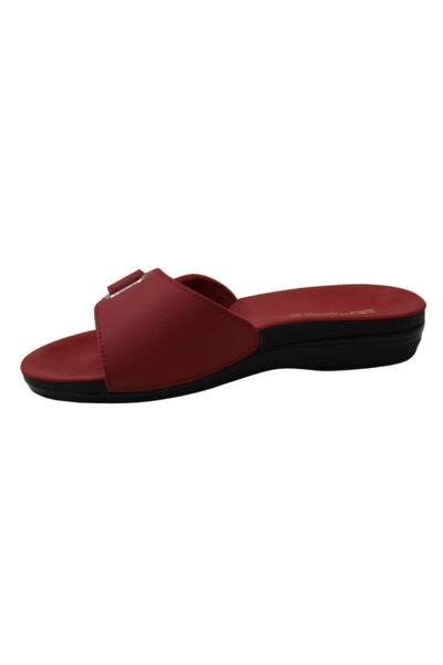Ceyo Marına-1 Full Orthopedic Anatomical Red Women's Slippers