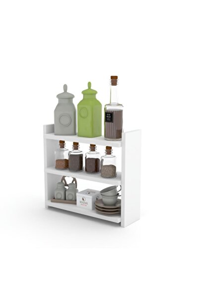 Kenzlife Tezgah Üstü Mutfak Rafı Muhittin Byz 39*39*13