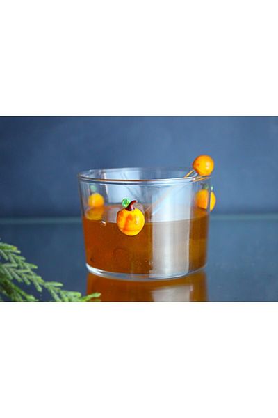 ADAMODART Jam Bowl with Apricot Glass Figure
