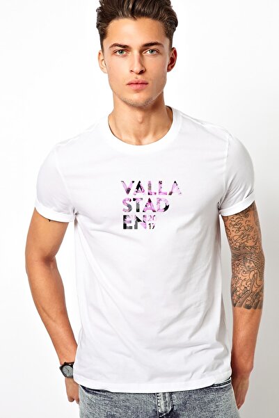 QIVI Vallastaden 2017 Брендинг на Behance Друкована біла чоловіча трикотажна футболка T-shirt T-Shirt