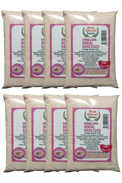Rıza Efendi Tuzları Himalaya Doğal Kaya Tuzu Pembe Öğütülmüş Ince 8 Kg