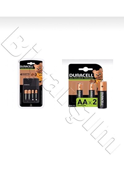 Duracell Cef 14 Pil Şarj Cihazı Şarj Edilebilir 4 Adet 1300 Mah Aa Ve 2 Adet 750 Mah Aaa Şarjlı Pil