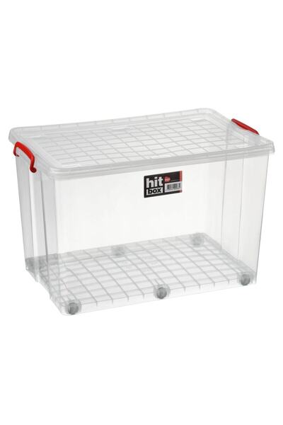 Bora Plastik Hit Box Gıdaya Uygun Tekerlekli Kasa No35 – 67 Lt Bo286