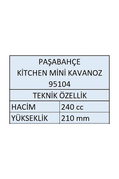 Paşabahçe 95104 Kitchen Mini Spice Holder Jar 240 Cc - 2 Pieces