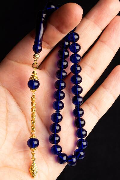 OTTOTESBİH Rozariu cadou pentru bărbați, rozariu din chihlimbar de foc, rozariu din chihlimbar