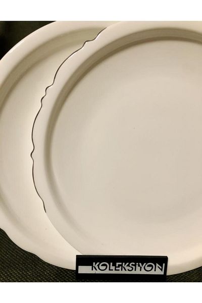 Koleksiyon طبق حلوى إيسير آي إسطنبول بلاتينيوم 6 قطع (22 سم)