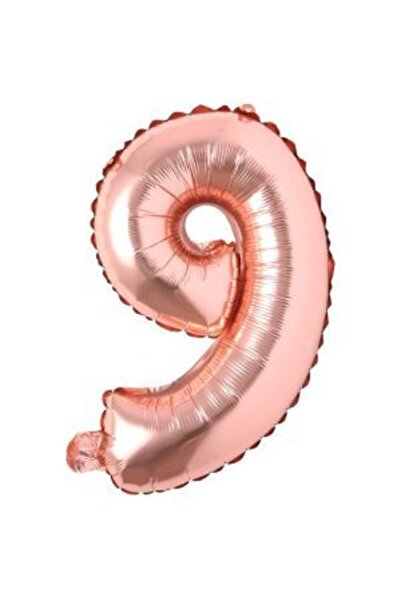 parti sürprizi بالون روز جولد 9 أرقام فويل 100 سم