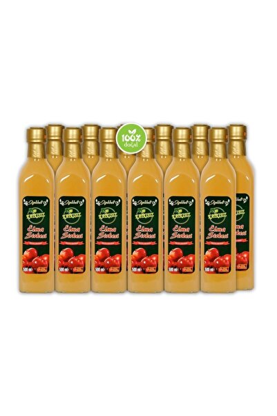 Güzeldost Elma Sirkesi 12x500 ml - %100 Katkısız Doğal | Geleneksel Ev Yapımı