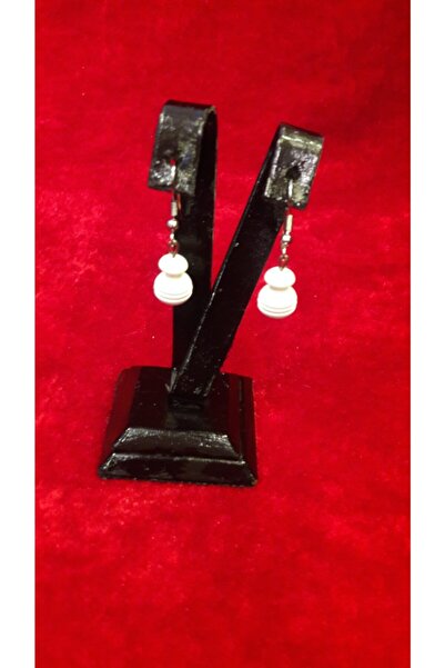 Burhan Yücel Lületaşı Lüle Taşı Yuvarlak Küpe