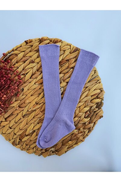 masal trend أرجواني تحت الركبة جوارب أطفال