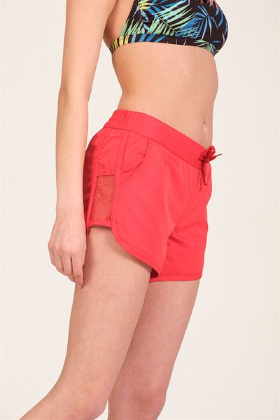 MY SEA Women's Side Mesh Sea Beach Shorts Bn-11 (Buy 1 Size Larger)