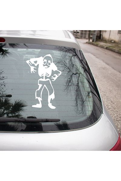 MIGNATIS Autocolant de lipire Zombie Family Dad 83 25cm - Alb