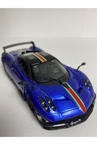 Diecast Metal Oyuncak Araba,pagani Huayra Bc Şeritli 1/36 Ölçek 12 Cm Çek Bır...