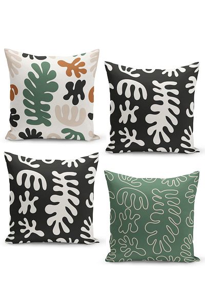 Filamente Throw Pillow Cover Set of 4