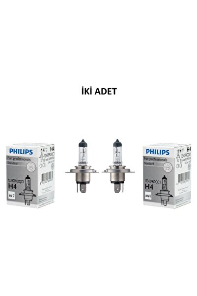 Philips 12v H4 12v 60-55w Standart Ampul 2 Adet 12342proqc1